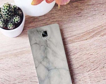 Grey marble case OnePlus 3, gray case, OnePlus 3 case, OnePlus 3T case, One case, OnePlus X case, marble case, marble OnePlus X case, One