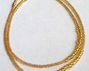Opulent Gold - Waist Beads - Belly Chain - Belly Beads - African Waist Beads