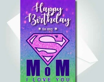 Printable super mom | Etsy