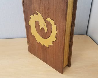 Adventurer's Tome - dice box, rolling tray, and player's vault for Dungeons and Dragons (D&D) and Pathfinder