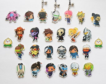 Overwatch Charms - 24 Heroes Available and More