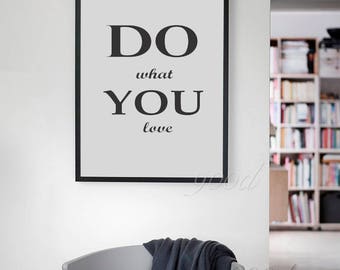 Digital Download Art Quote Print Printable Typography Wall
