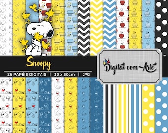 Snoopy Digital Paper