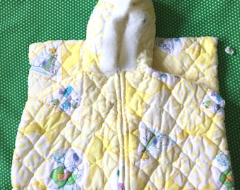 Vintage Baby Snoopy Hooded Sleeping Bag/Sack 0-6 Months