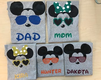 Disney Family Shirts; Disney Matching Shirts; Disney Family Matching Shirts; Mickey Shirts; Minnie Shirts