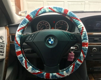 Tie Dye Steering Wheel Cover by mammajane on Etsy