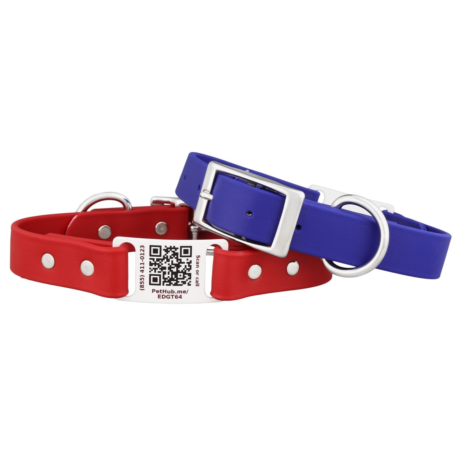 Soft Grip QR Code ScruffTag Dog Collar