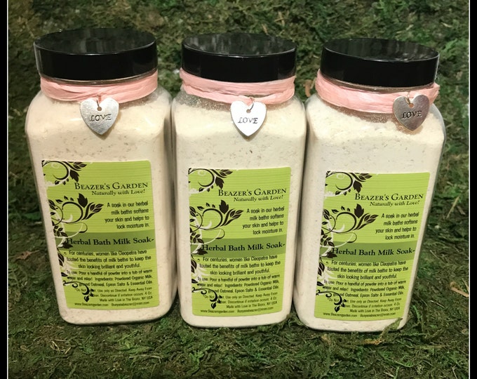 Floral - Bath Milk Soak - Aromatherapy - Dream Cloud - Rose - Lavender - Soothing - Oatmeal Milk Bath - Skin Detox - Eczema Soak - Bridal