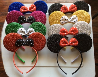Mickey Mouse ears, Minnie Mouse Ear Headband - kids adults