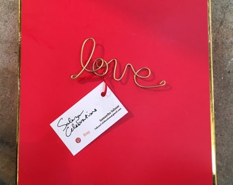LOVE - Wire Ornament