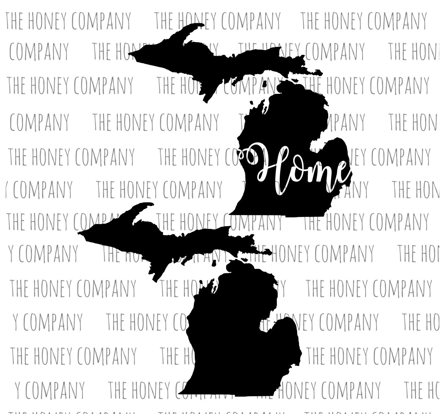Download Michigan SVG PNG DXF State Home Outline Instant Download
