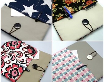 READY to ship - BIG Sale - iPad Air case 2, iPad cover, iPad sleeve with 2 pockets, PADDED (GP5)
