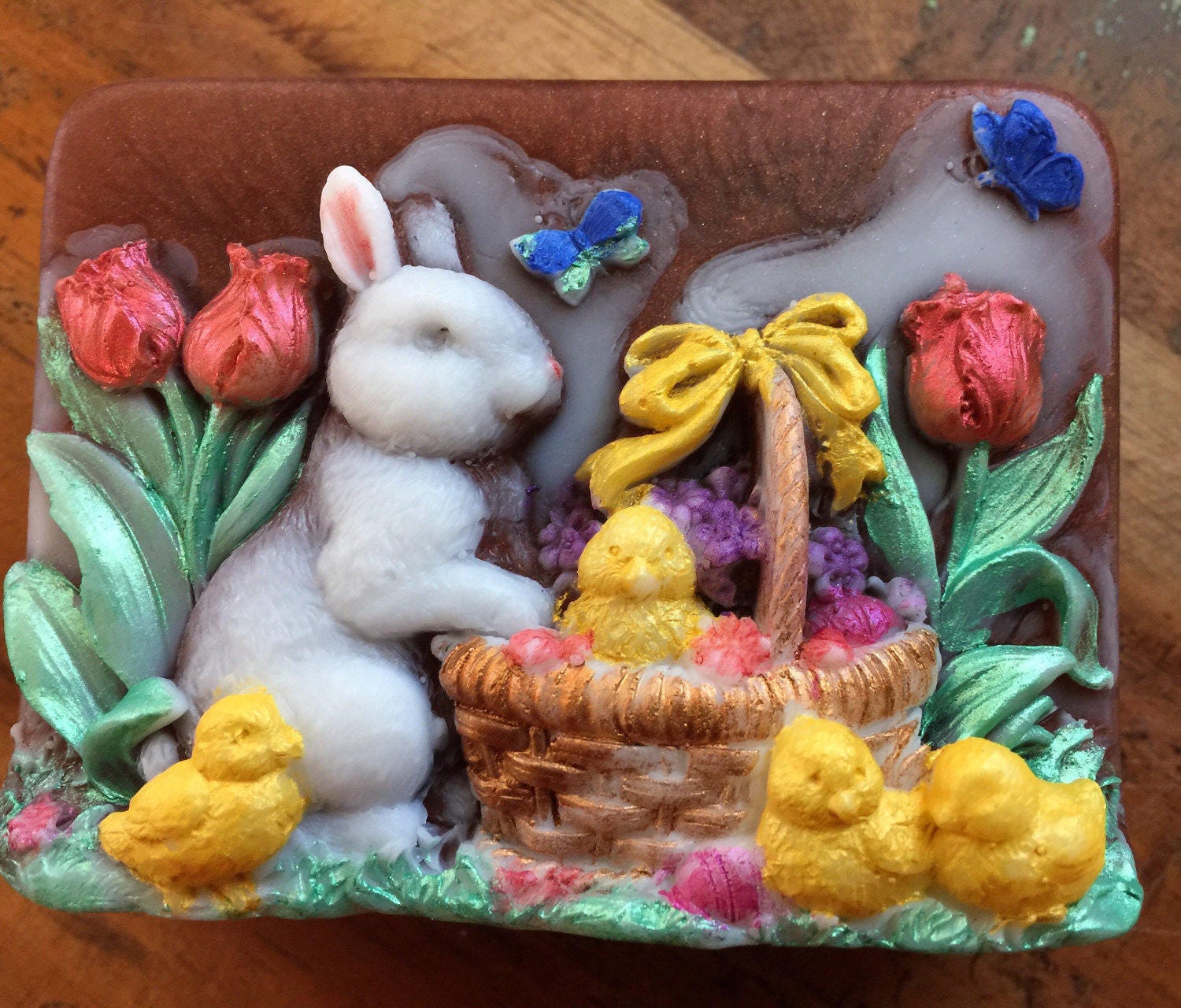 EASTER BUNNY SOAP Here Comes Peter Cottontail Easter Soap