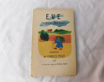 Vintage 1950's French Childrens Book Eve Premiere Mortelle Paris France Box A