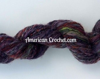 Wine / Handspun yarn / 95 yards / 2 ply