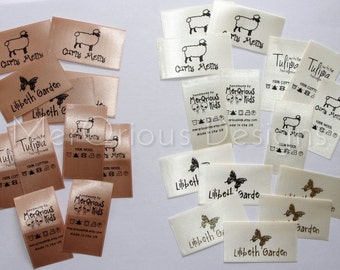Satin Labels. Clothing Labels. Personalized labels. Name Tags. Fabric Labels. Custom Fabric Labels