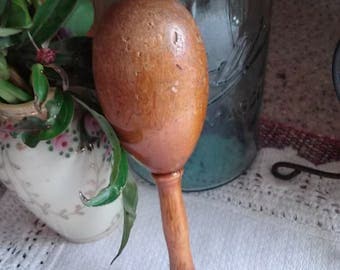Vintage Wood Darning Egg, Sock Darner, Mending, Vintage Sewing Notion, Hand Sewing,