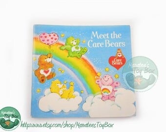 Meet the Care Bears Vintage Kids Mini-Book 1980s