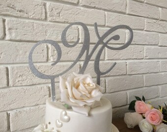 Cake topper gold, cake topper, cake topper wedding, cake topper silver, cake topper letter, cake topper name, cake topper birthday