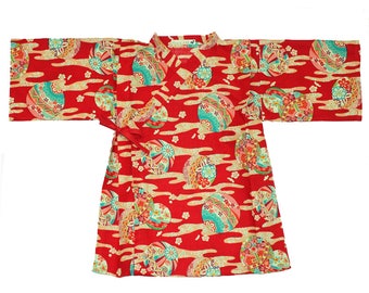 KIMONO ENFANT Mari Rouge 4 ans