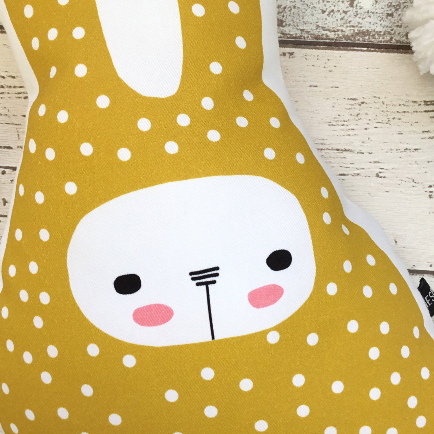 bunny shaped cushion