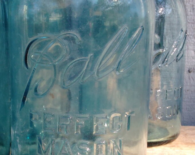 Vintage Ball Jars - Blue Mason Jars