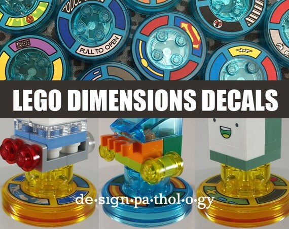 LEGO Dimensions RFID Base Decals/Labels/Stickers