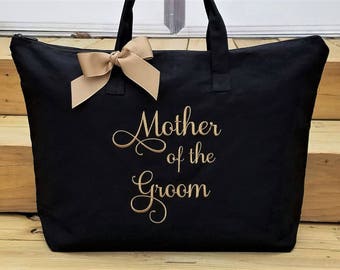 Mother of the Groom Tote Bag Mother of the Bride Tote Bag Personalized Wedding Tote Bags