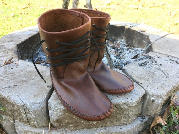 moccasin boots with knife sheath