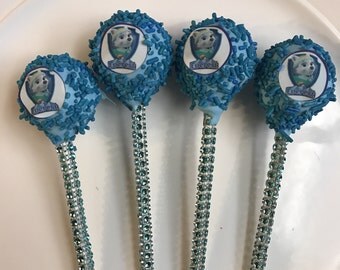 Inspired Edible Girls Everest skye Paw Patrol Party 12 Cake Pops / Cake Balls or any occasion