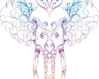 Download Elephant vectors | Etsy