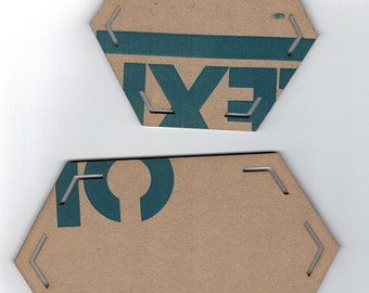 Quilting Tools, Hexagon Templates, Laser Cut Templates, 2 piece template partial set, Pat Yamin, Come Quilt with Me