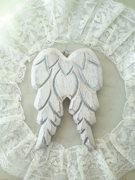 White angel wings wall decor wall hanging angel wings