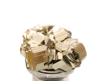Pyrite Wine Stopper/ Gold Wine Stopper/ Pyrite Bottle Stopper