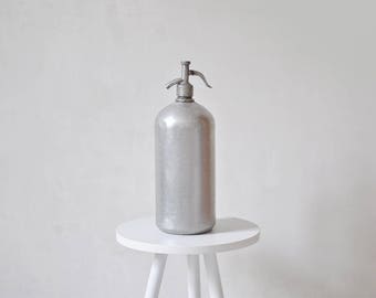 Vintage aluminum seltzer bottle