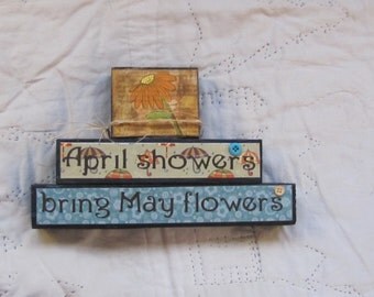 April showers bring May flowers