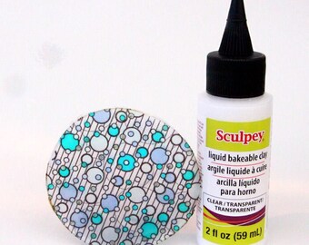 New sculpey CLEAR liquid polymer clay, crystal clear medium.