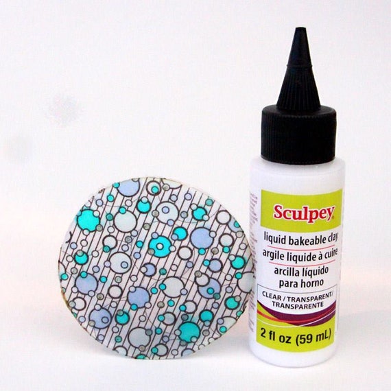 New sculpey CLEAR liquid polymer clay crystal clear medium.