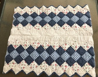 Vintage Quilt Layering Piece - Photo Prop Newborn Quilt Prop, Baby Quilt, Vintage Baby Photography Prop
