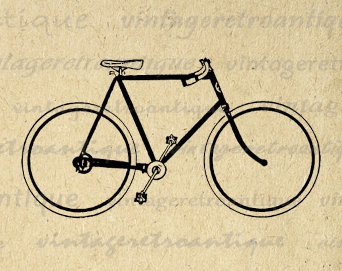 Digital Printable Bicycle Image Bike Graphic Download Artwork Jpg Png Eps HQ 300dpi No.4147