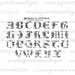 Vintage Alphabet Digital Printable Image Elegant Letters