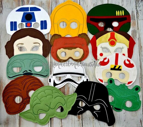 Star Wars Mask Party Favors Dress Up Fun Starwars Star 