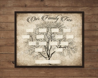 family tree template 4 generations