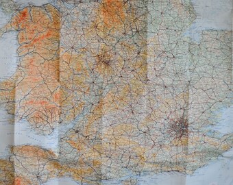 Vintage Map of Great Britain