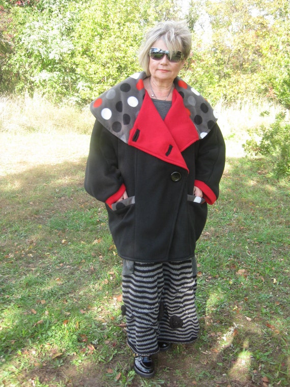 Handmade Fleece Winter Kimono Jacket