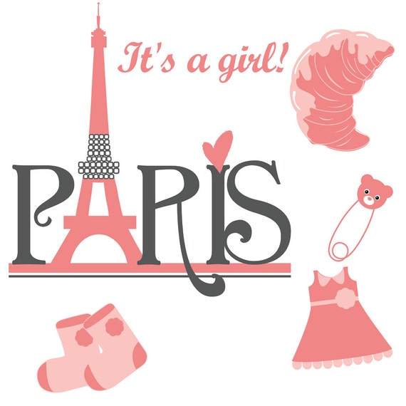 paris baby shower clipart - photo #23
