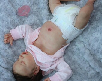 Reborn Baby Twin A by Bonnie Brown Beautifully Sculpted w/ certificate of authenticity ...To BE MADE