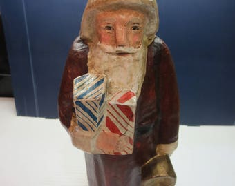 Vintage 1980's Paper Mache 14" Old World Santa Clause