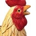 fitz and floyd ceramic rooster