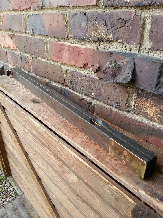 Antique 2ft Brass Carpenters Square Large Vintage